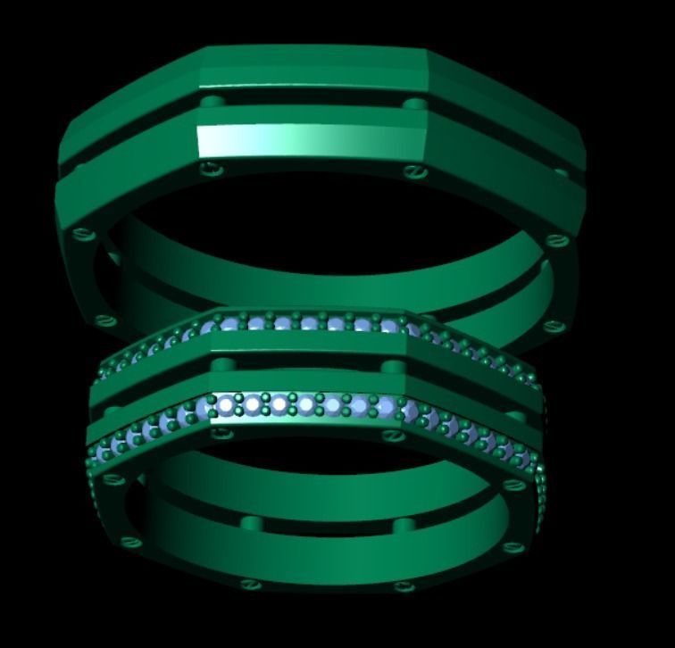 Ring rk107 3D print model_10