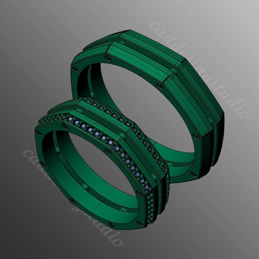 Ring rk107 3D print model_2