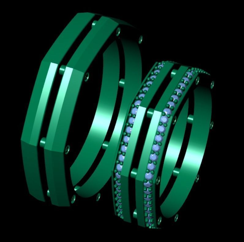 Ring rk107 3D print model_12