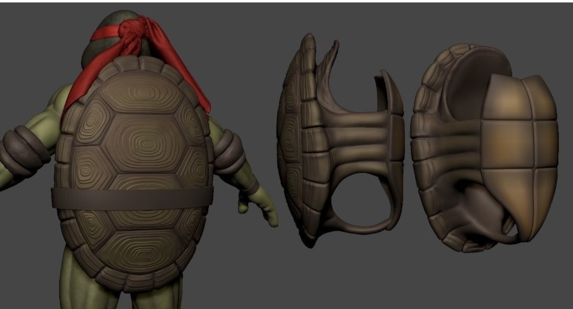 3D Print Model Donatello  cosplay Movie Ninja Turtle STL TMNT 3D model_4