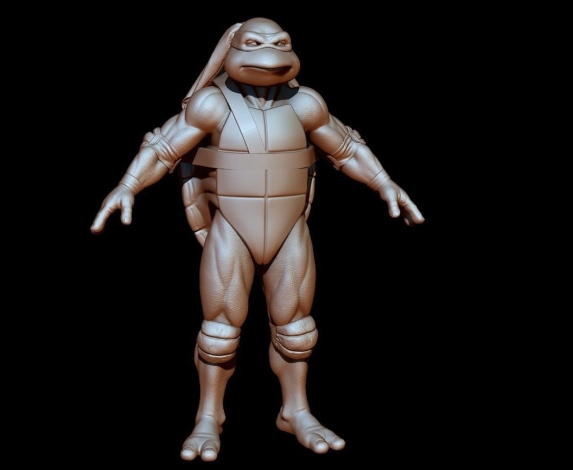 3D Print Model Donatello  cosplay Movie Ninja Turtle STL TMNT 3D model_1
