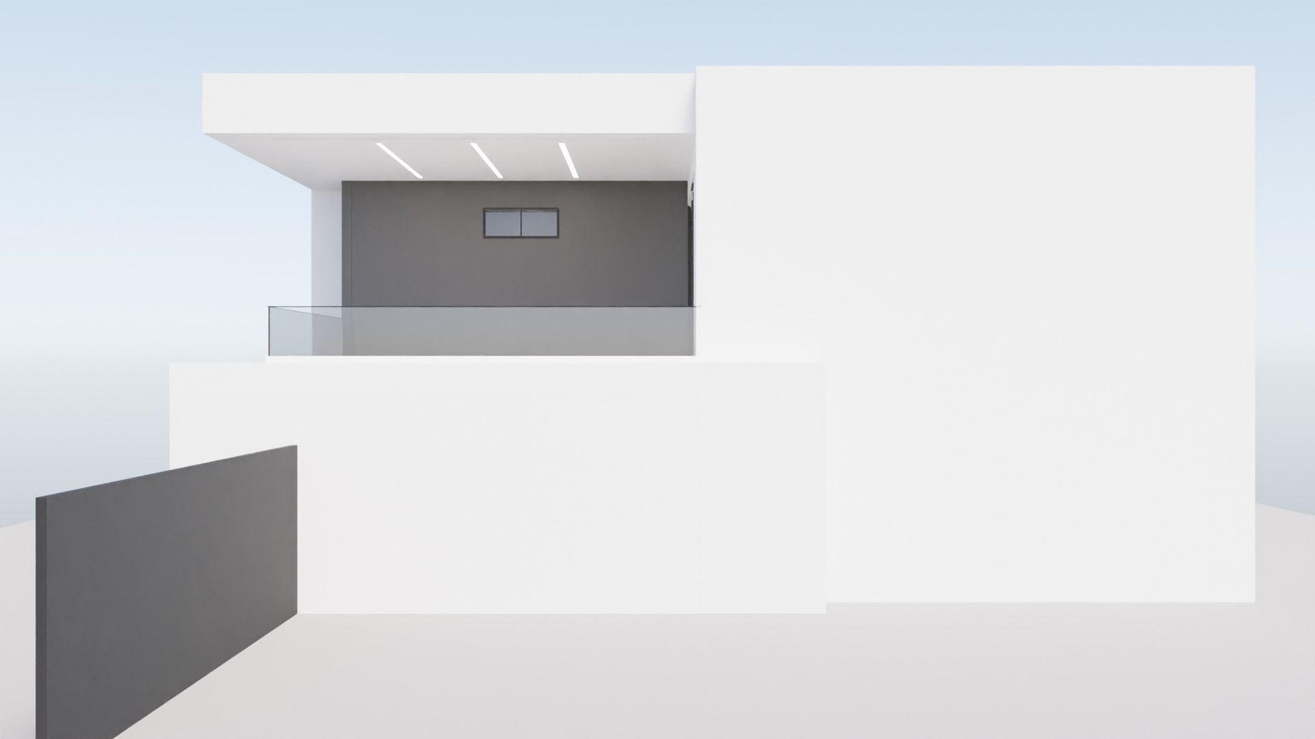 high-tech style house 3D model_9