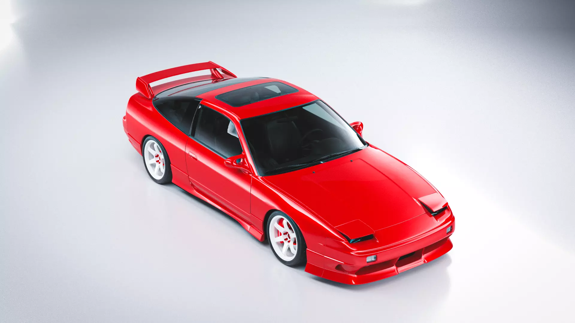 Nissan 180sx S13 Type X 3D model