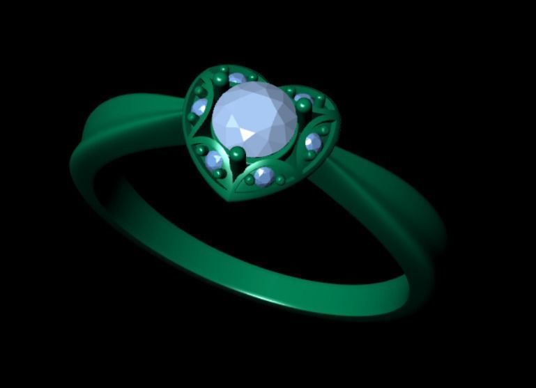 Ring rk112 3D print model_9