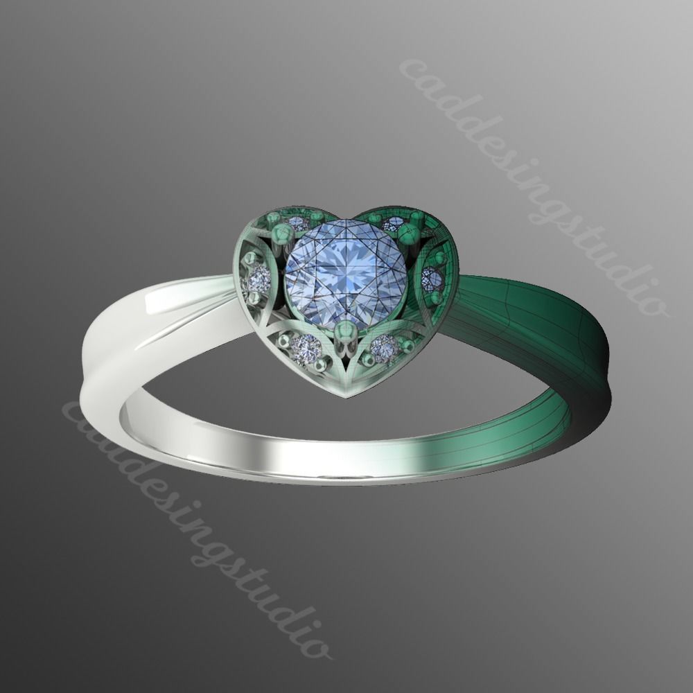 Ring rk112 3D print model_1