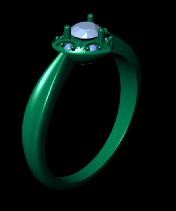 Ring rk112 3D print model_12