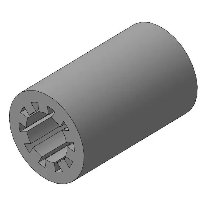 LINEAR BUSH d8 D15 L24 3D print model_0