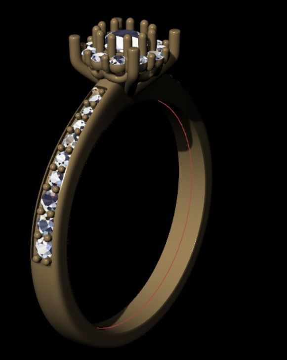 Ring rk114 3D print model_20