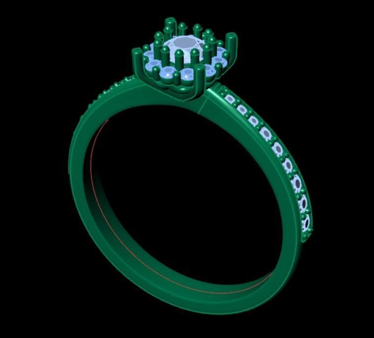 Ring rk114 3D print model_9