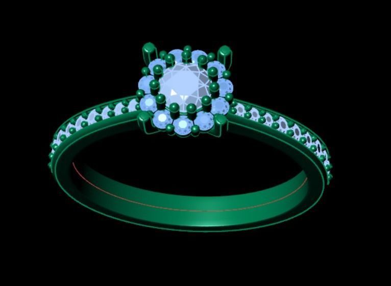 Ring rk114 3D print model_11