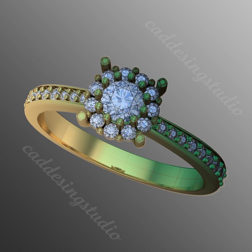 Ring rk114 3D print model_1