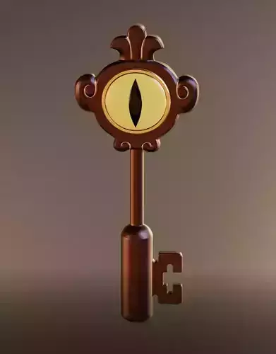 Portal Key 3D print model