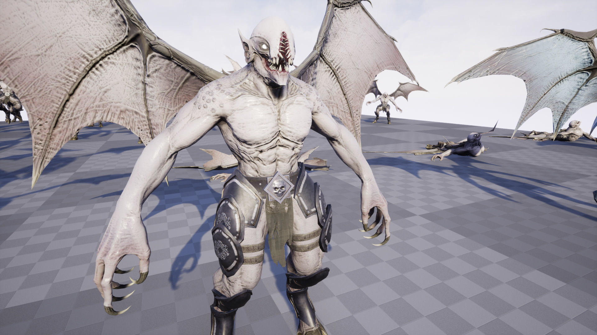 Night Demon Low-poly 3D model_15