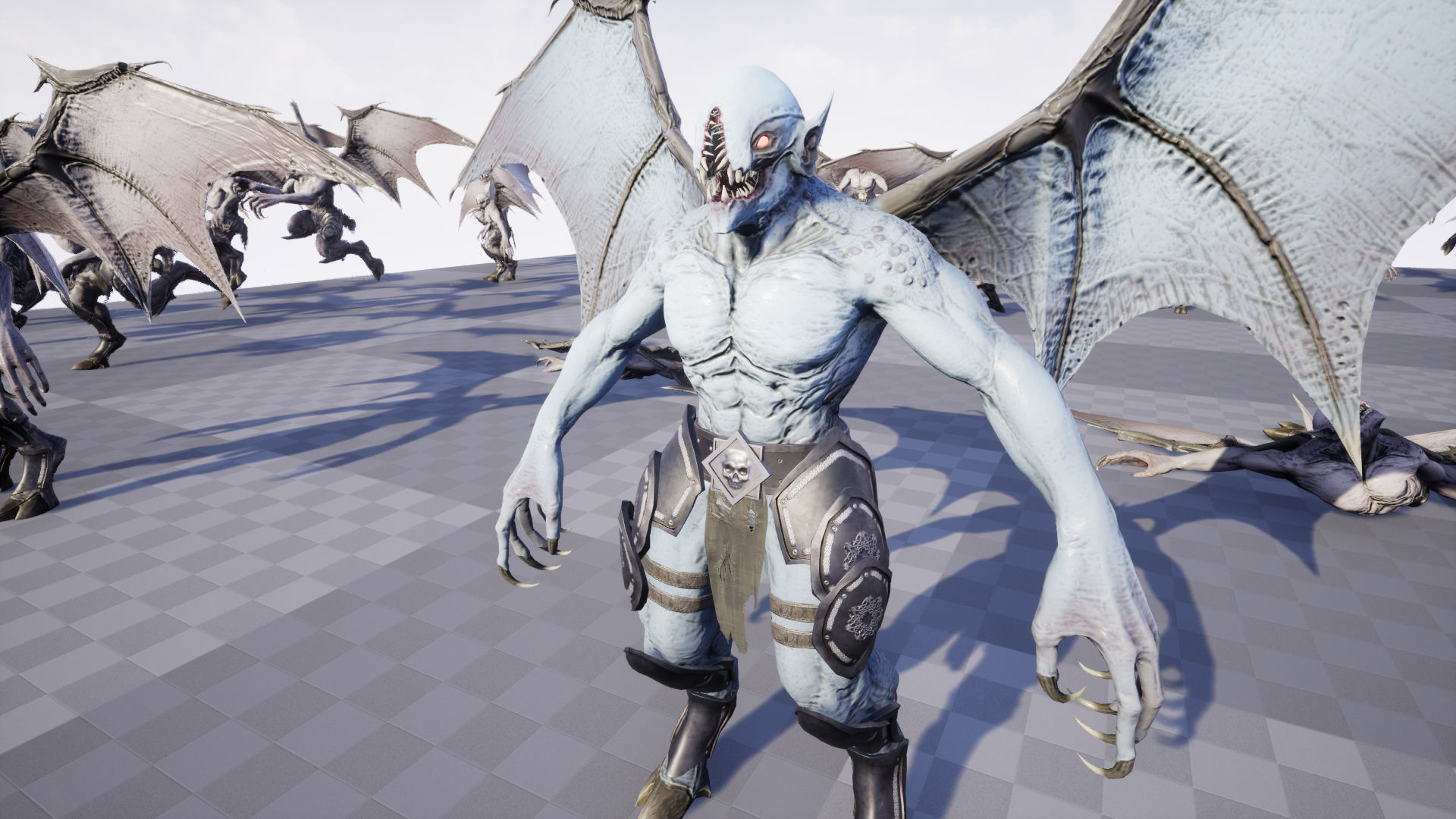 Night Demon Low-poly 3D model_20