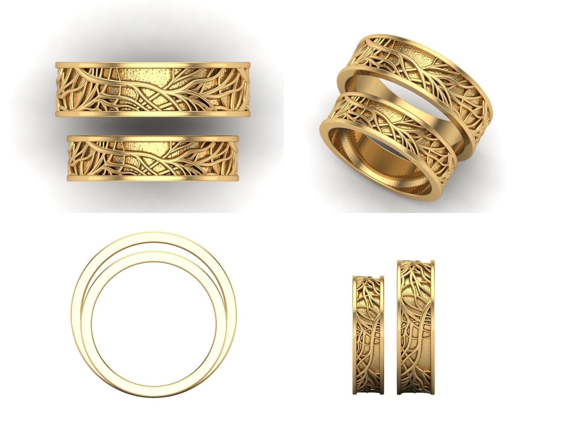 Ring rk116 3D print model_4