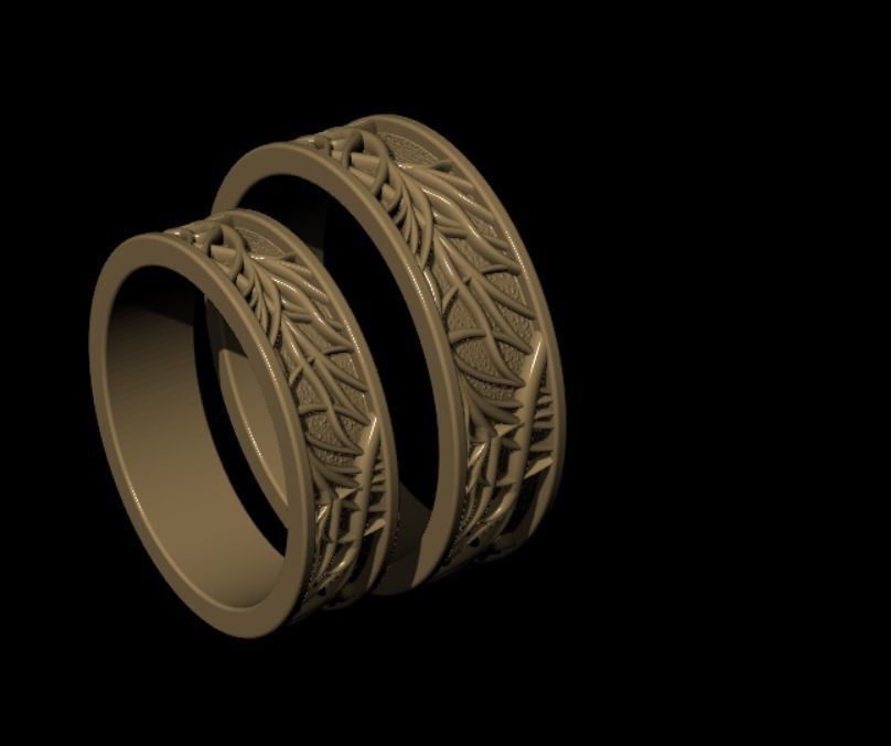 Ring rk116 3D print model_13
