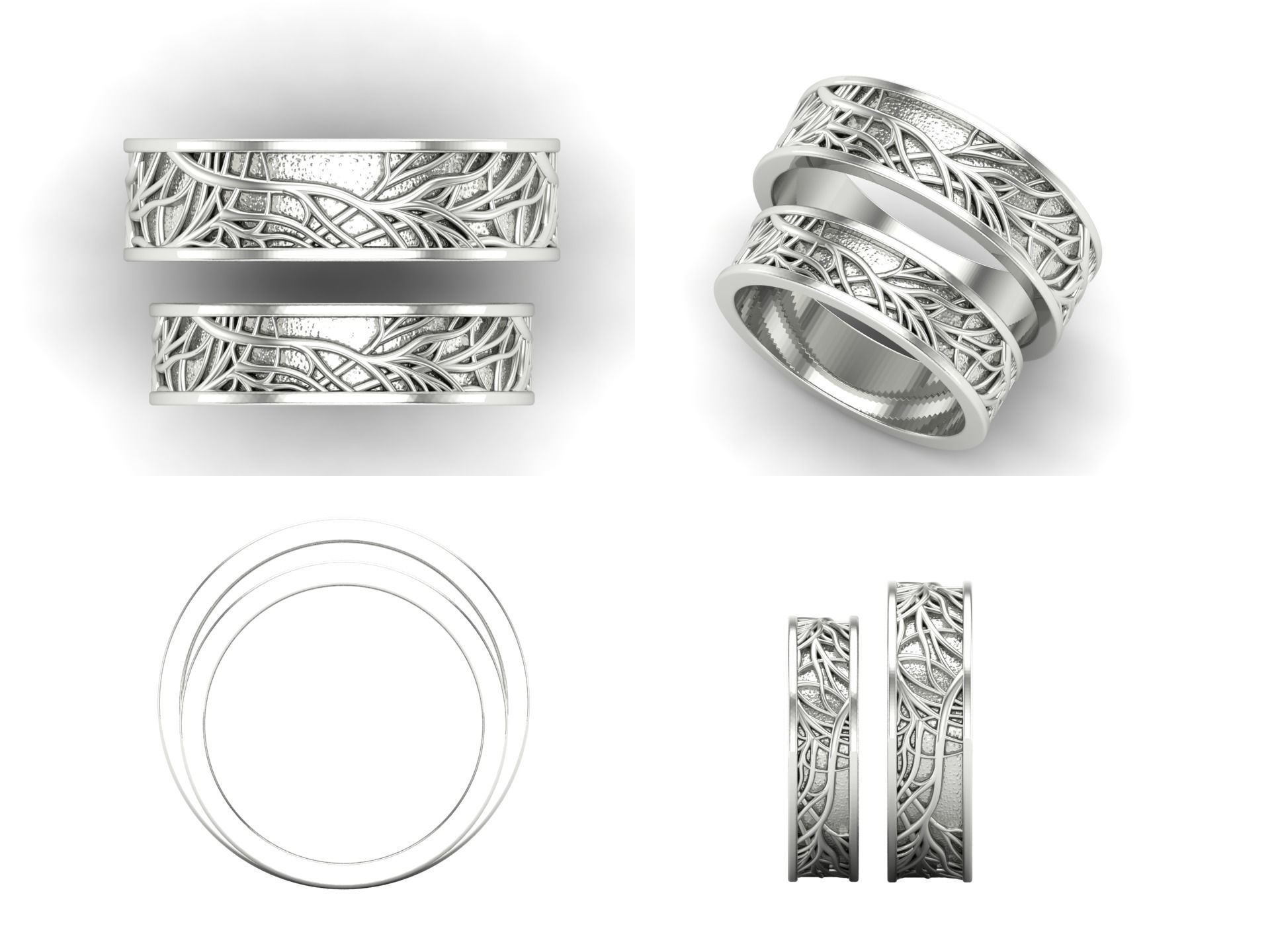 Ring rk116 3D print model_3