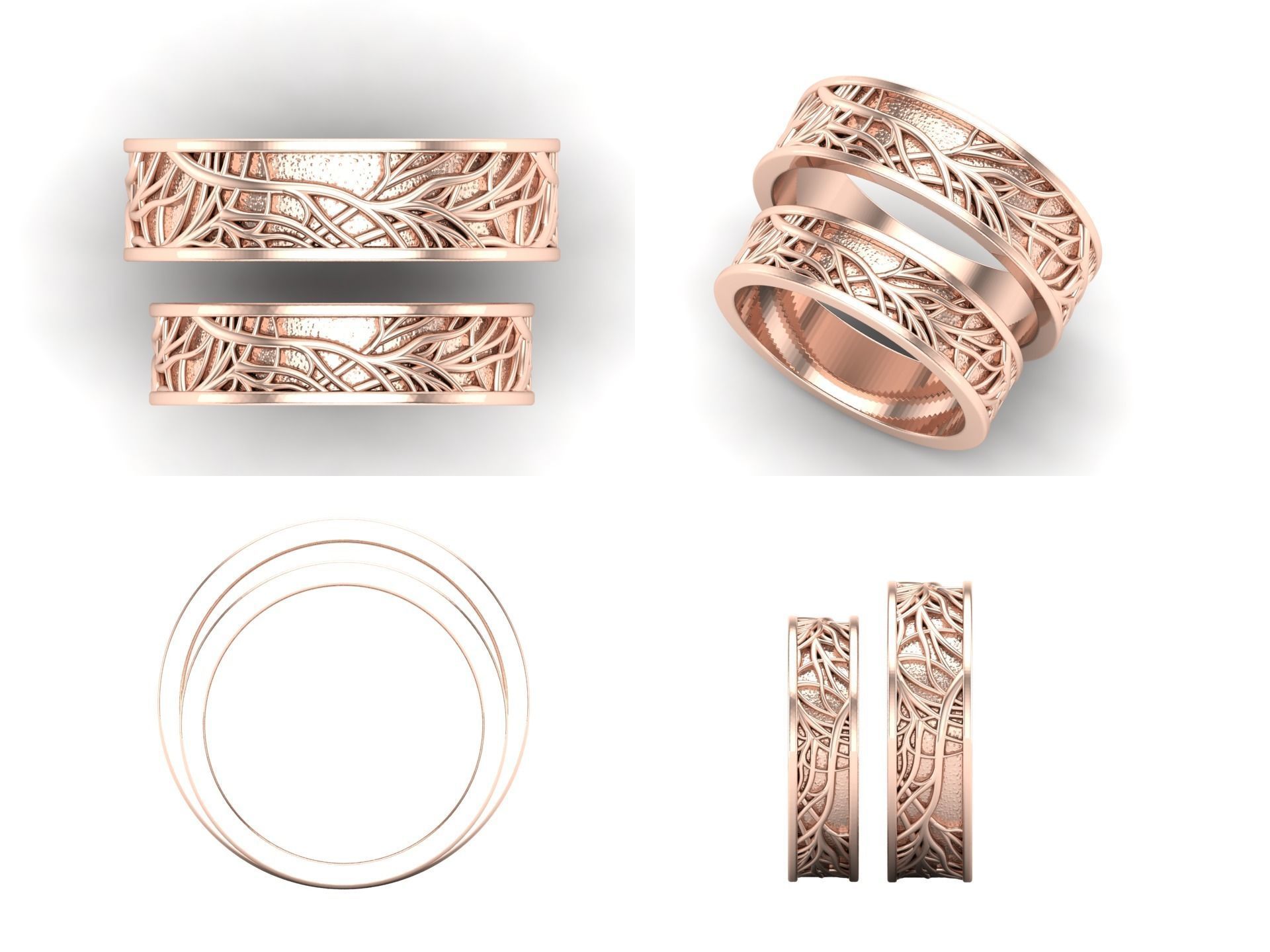 Ring rk116 3D print model_5