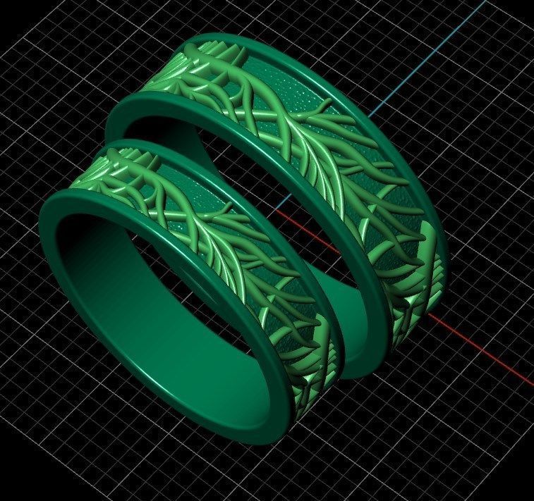 Ring rk116 3D print model_6