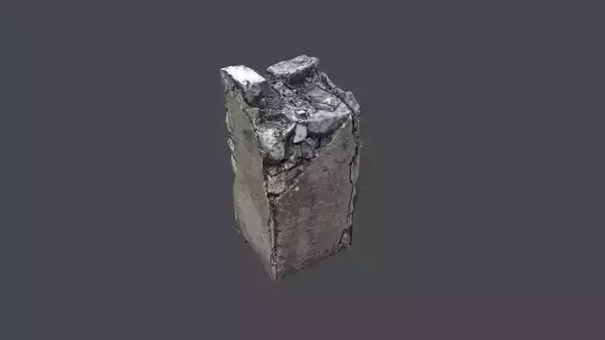 Broken Concrete Pillar
