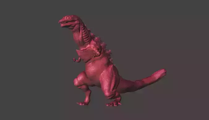 SHINAGAWA KUN SHIN GODZILLA 3RD FORM ULTRA DETAILED STL KAIJU G 3D print model