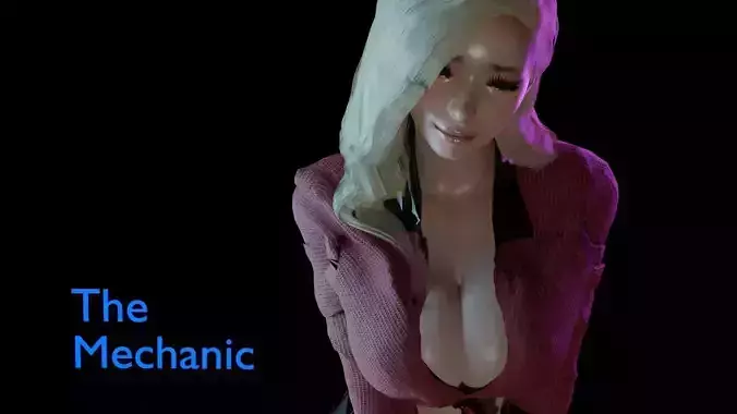 The Pretty Mechanic - Blender - UE4-5 Game and Animation Ready  Low-poly 3D model