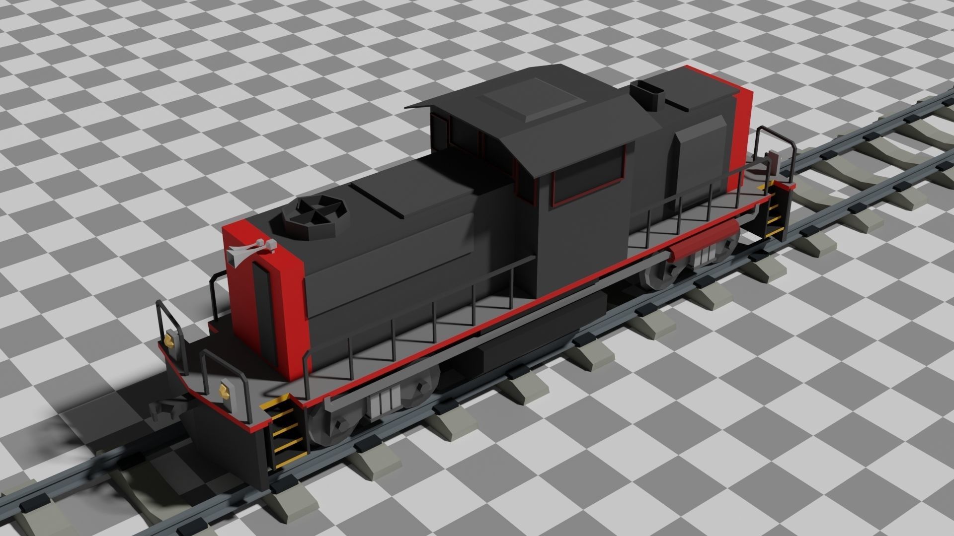 The Ultimate Flat Trains Pack Low-poly 3D model_20