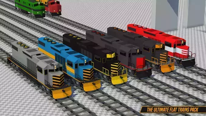The Ultimate Flat Trains Pack
