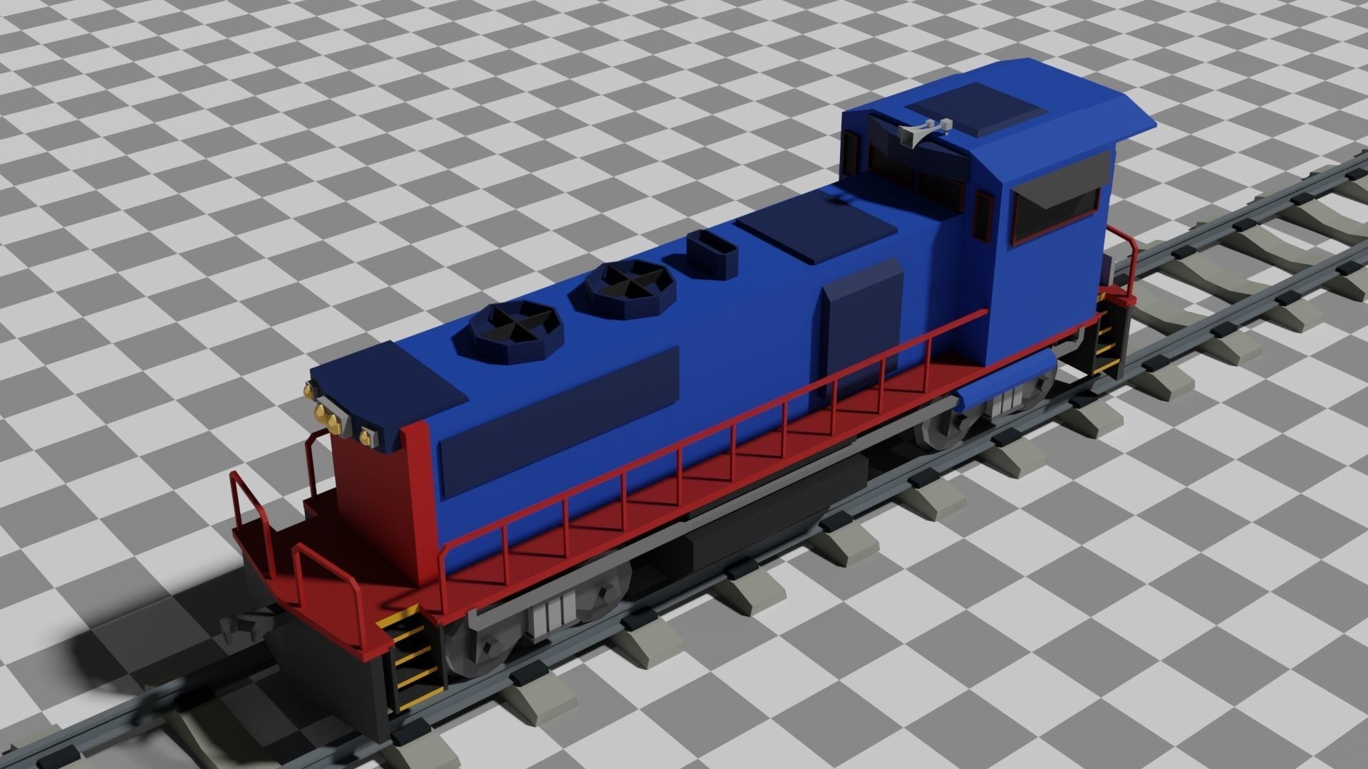 The Ultimate Flat Trains Pack Low-poly 3D model_17