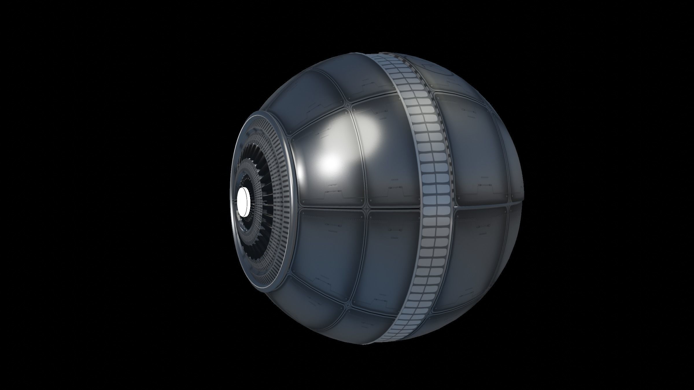 SurveyorDroneMKI Low-poly 3D model_1