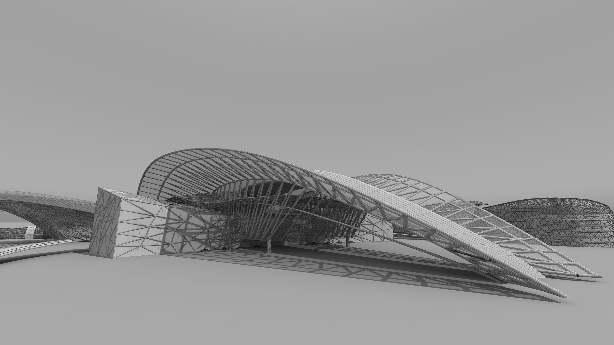 0155 - Train Station Building 3D model_20