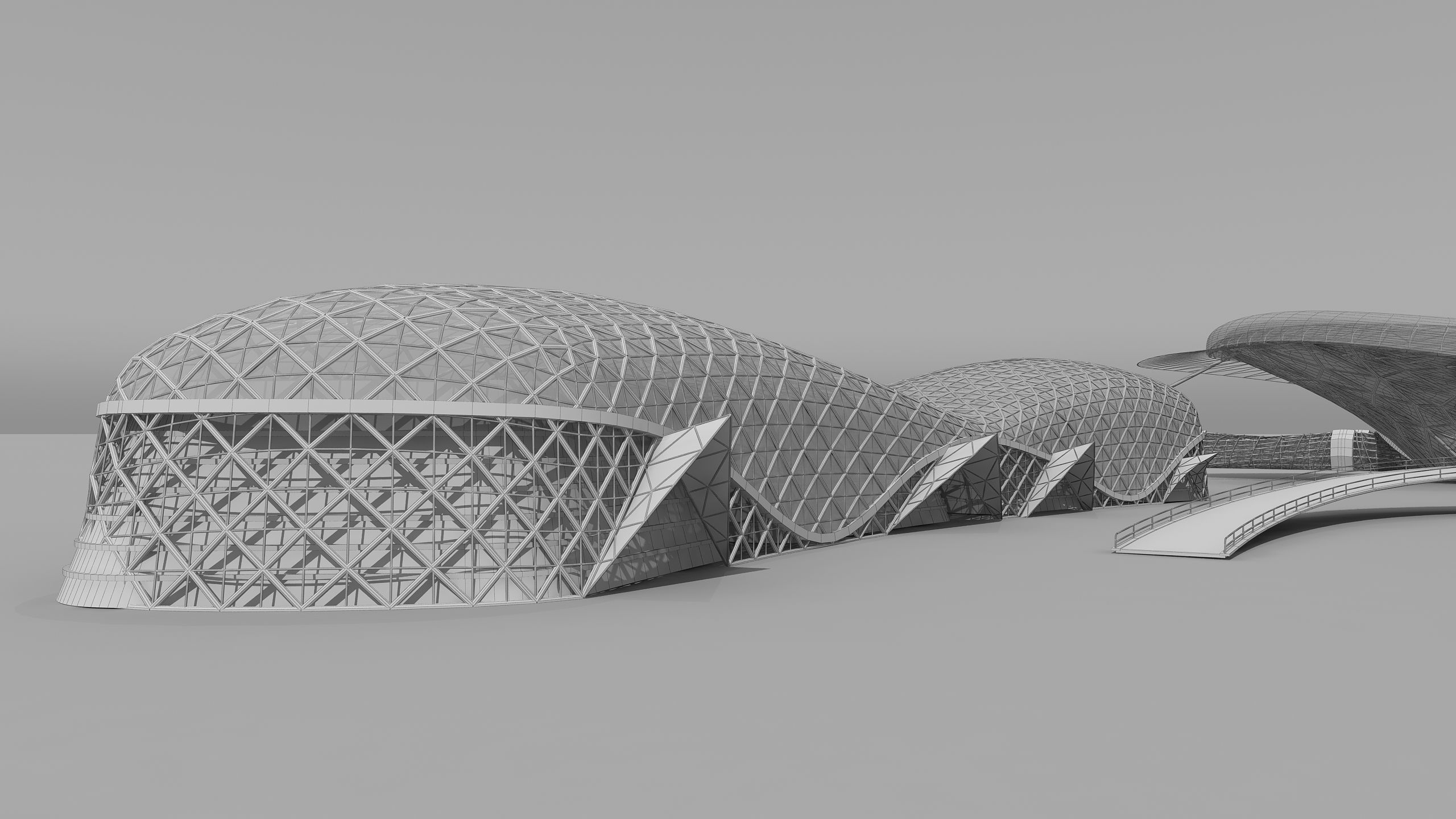 0155 - Train Station Building 3D model_17