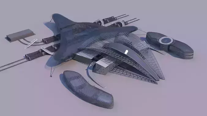 0155 - Train Station Building