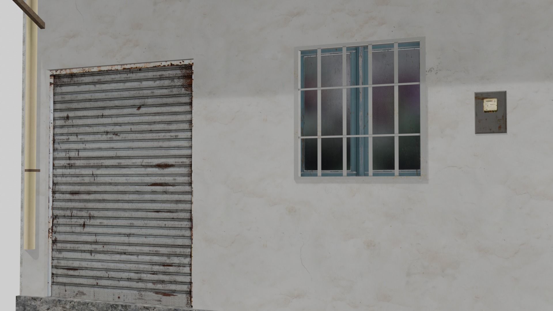 Pack Of Slum Houses 2 - 58 houses Low-poly 3D model_57