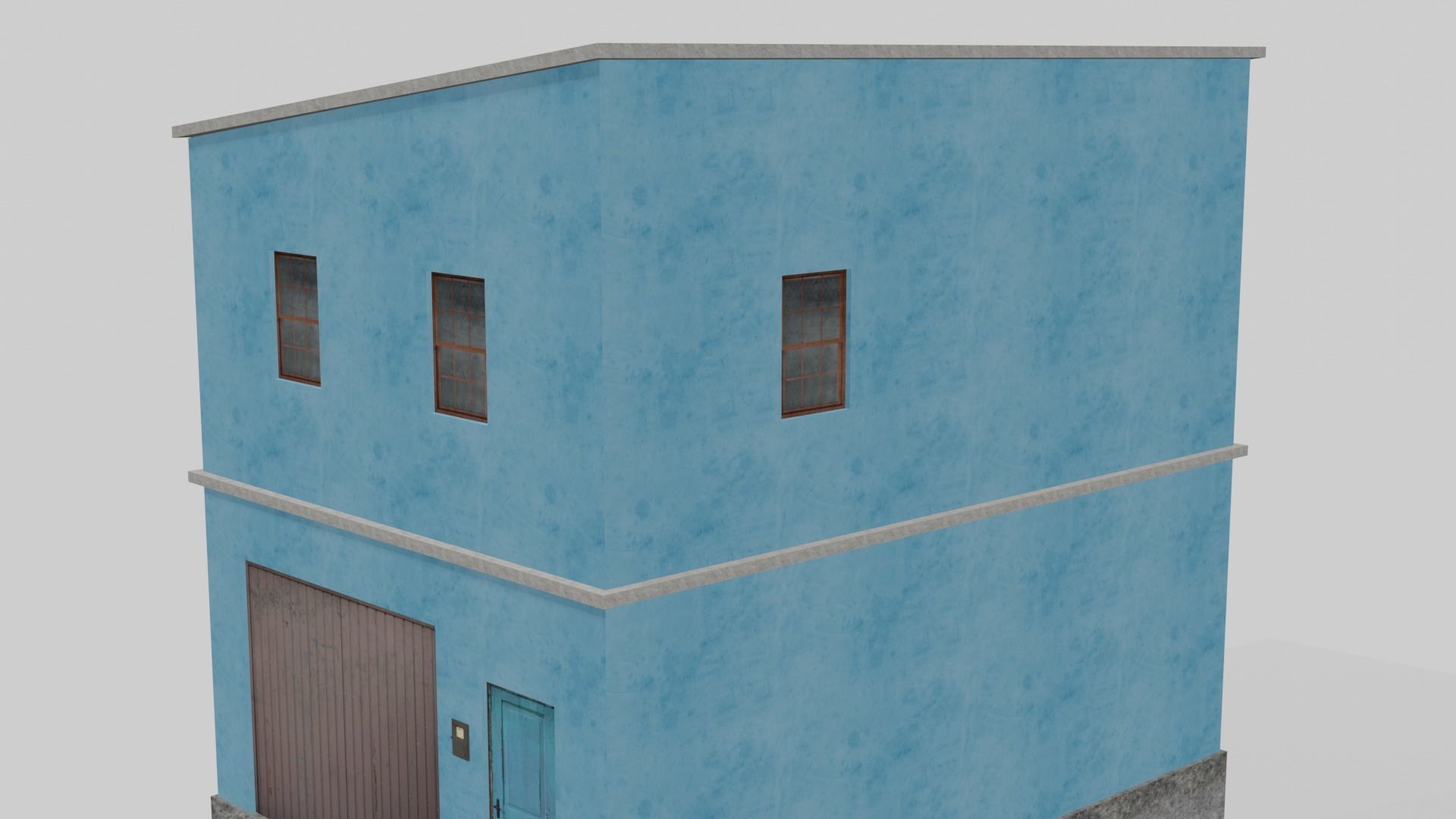 Pack Of Slum Houses 2 - 58 houses Low-poly 3D model_68