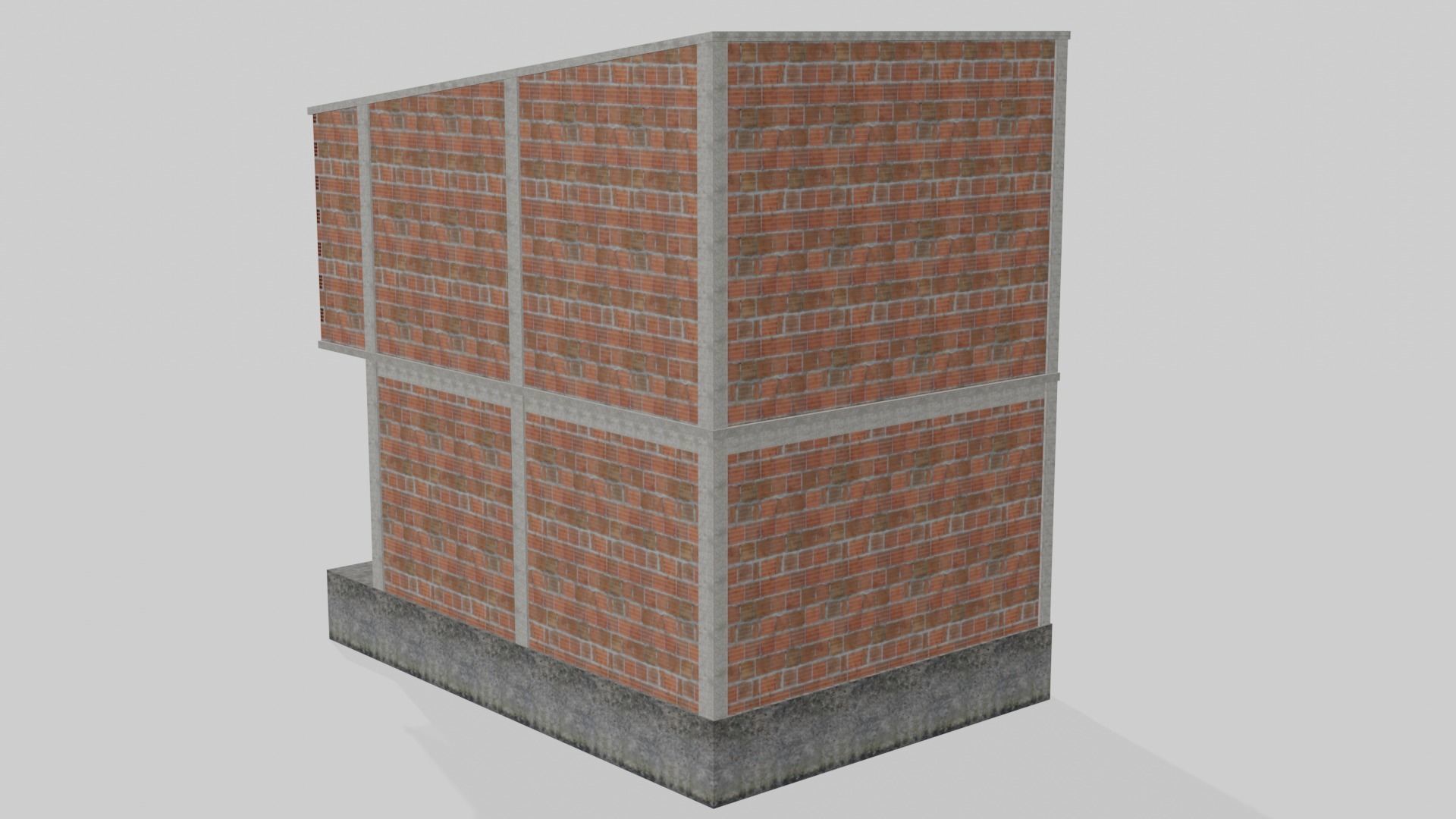 Pack Of Slum Houses 2 - 58 houses Low-poly 3D model_60