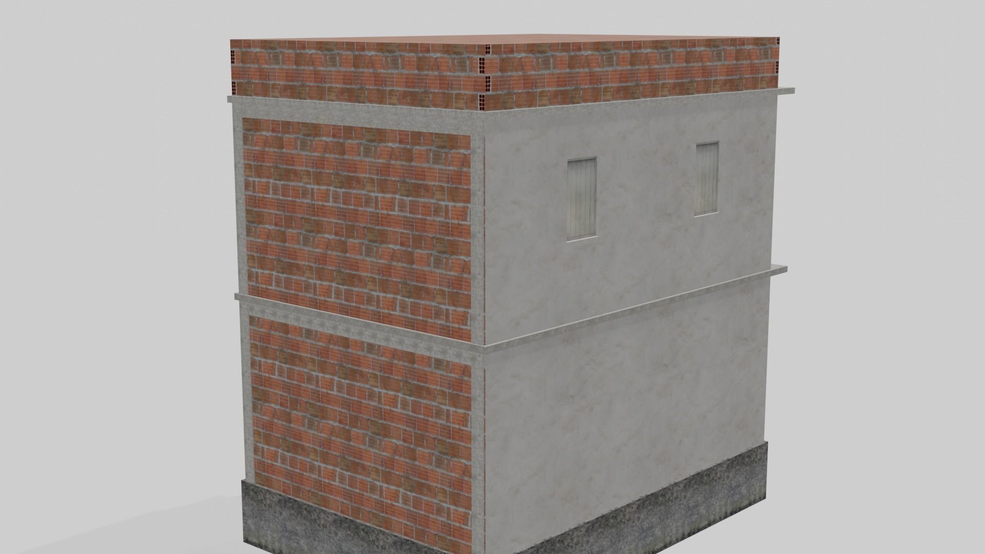 Pack Of Slum Houses 2 - 58 houses Low-poly 3D model_113