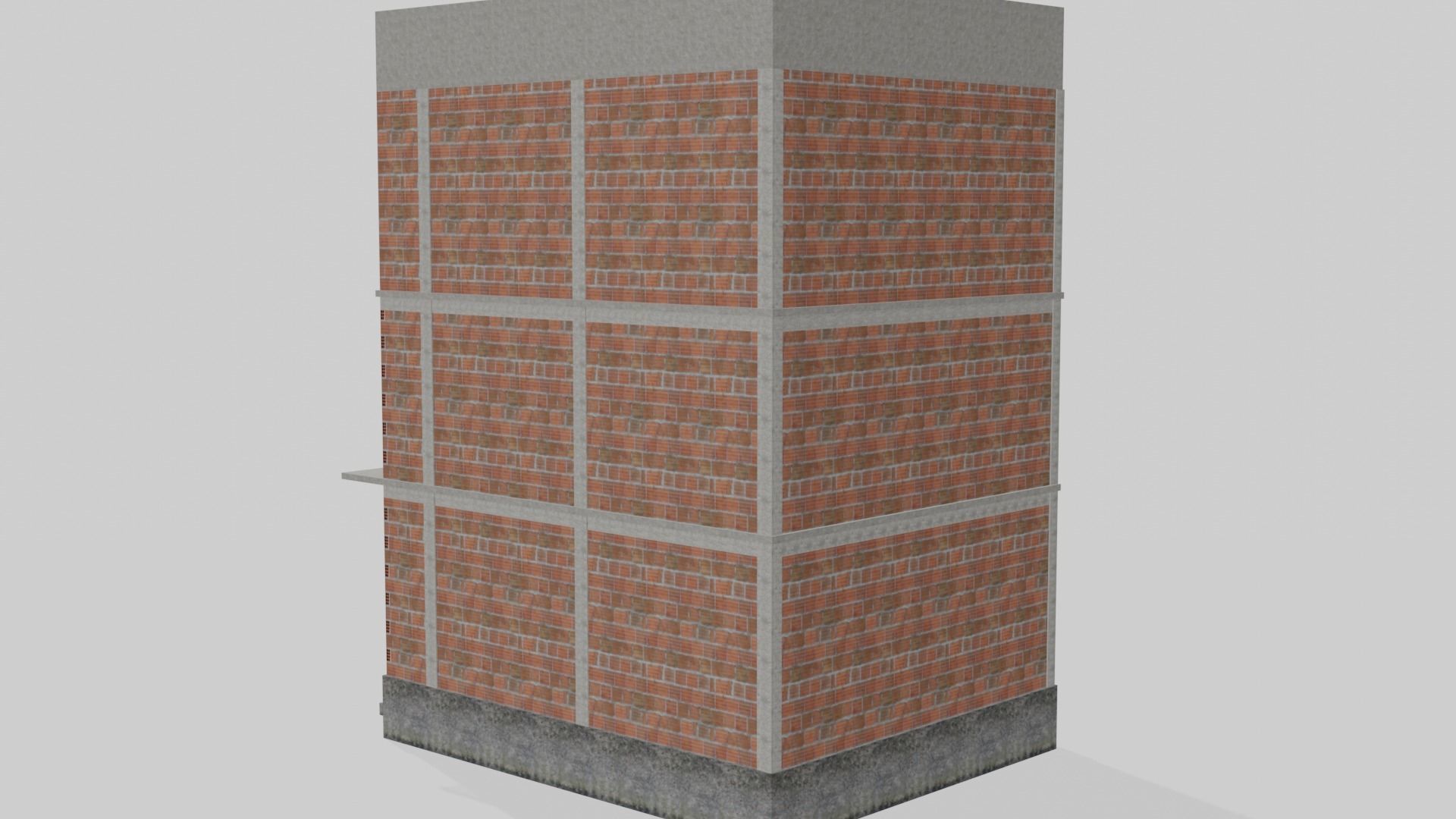 Pack Of Slum Houses 2 - 58 houses Low-poly 3D model_107