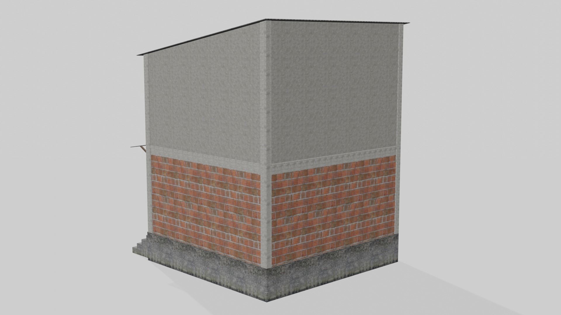 Pack Of Slum Houses 2 - 58 houses Low-poly 3D model_58