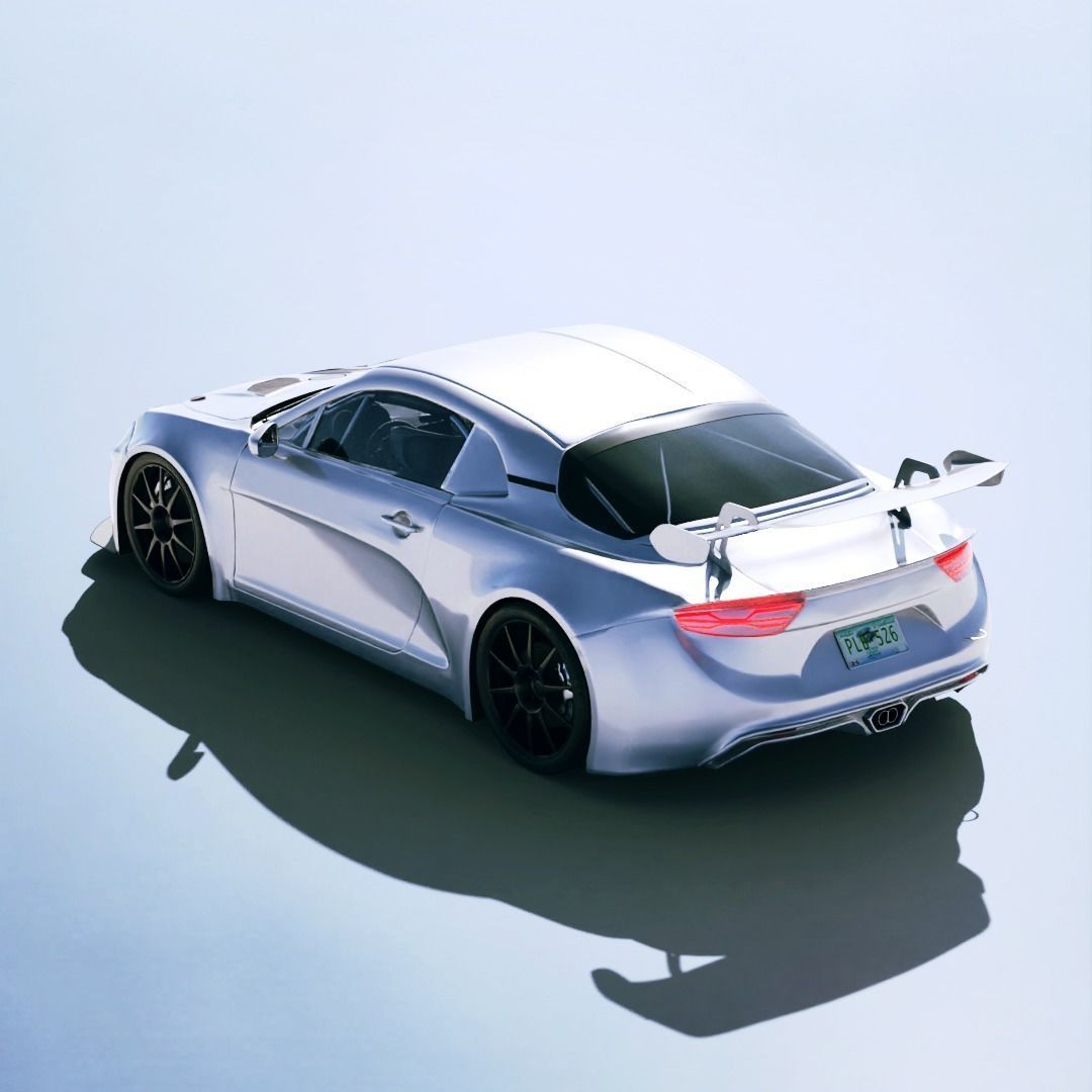 Alpine A110 GT4 2019 3D model_1
