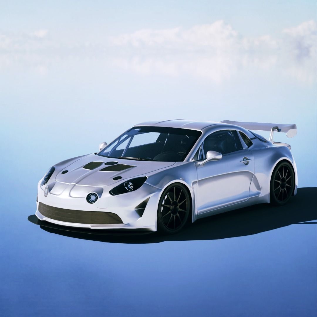 Alpine A110 GT4 2019 3D model_3