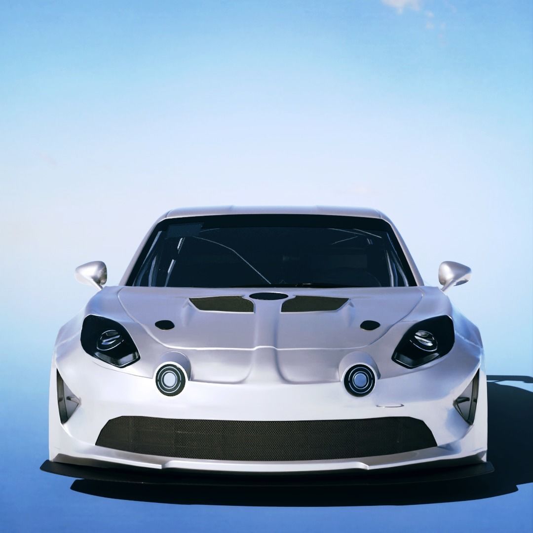 Alpine A110 GT4 2019 3D model_4