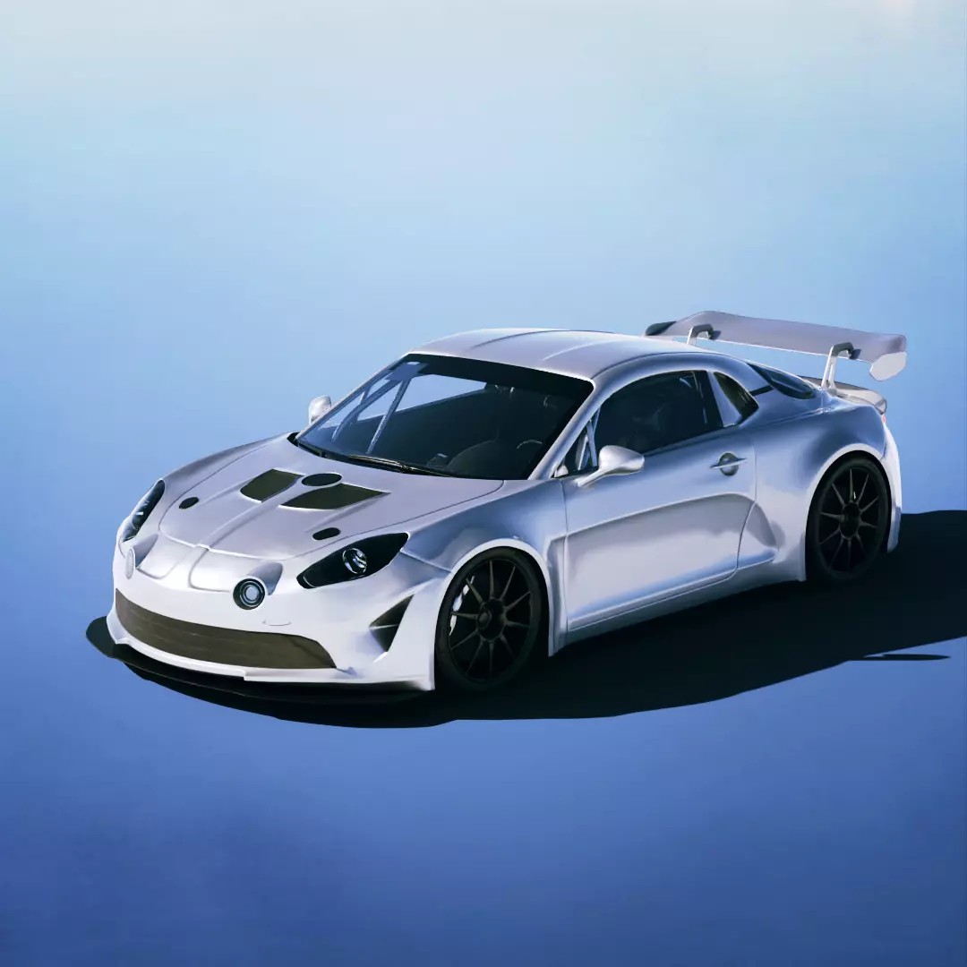 Alpine A110 GT4 2019 3D model_0
