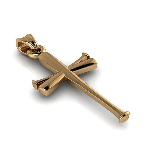baseball bat jewelry pendant small medium large 3D models 3D print model