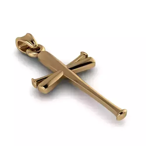 baseball bat jewelry pendant small medium large 3D models