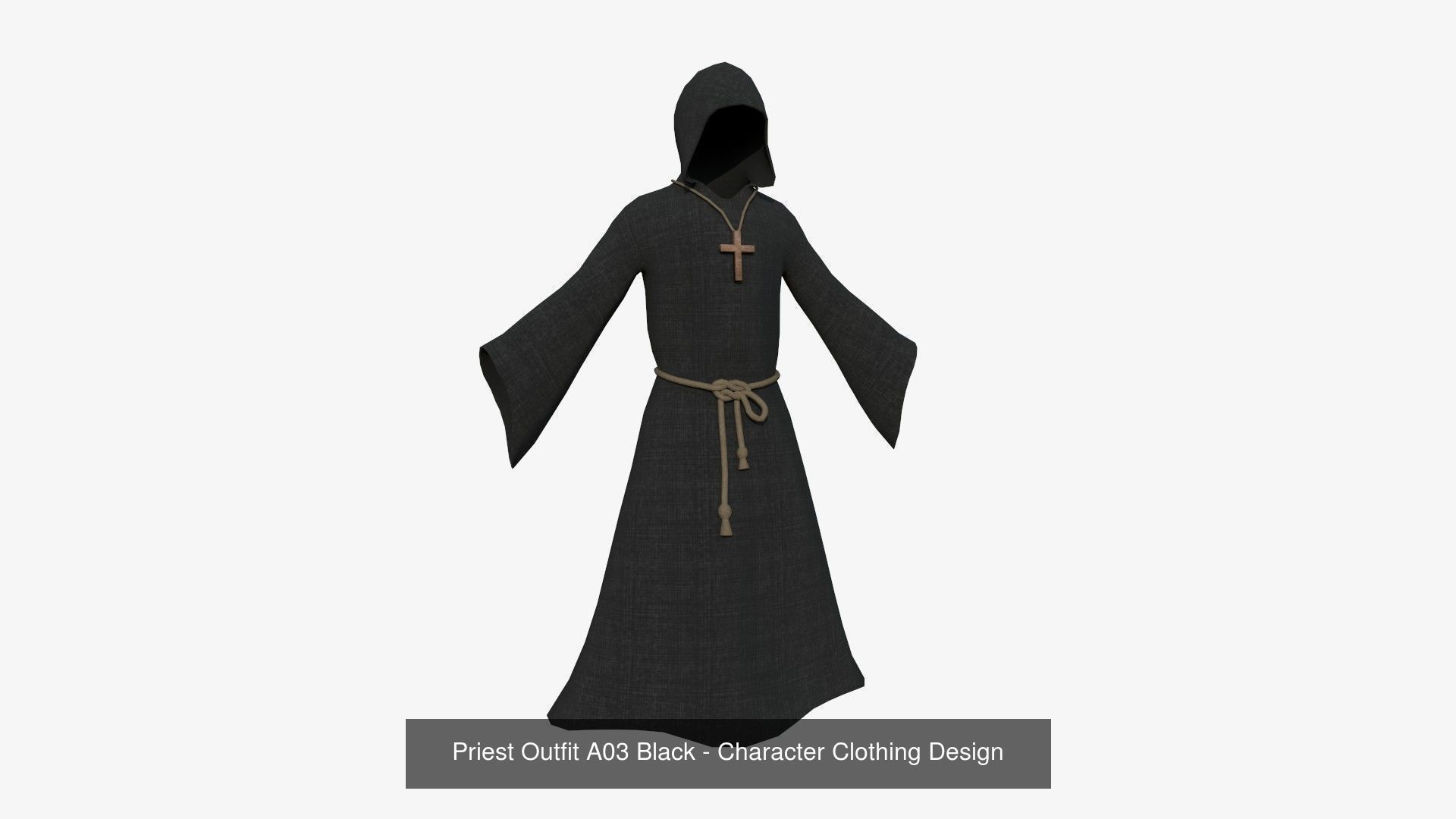 10 Priest Outfit A Collection - Character Clothing Design _3