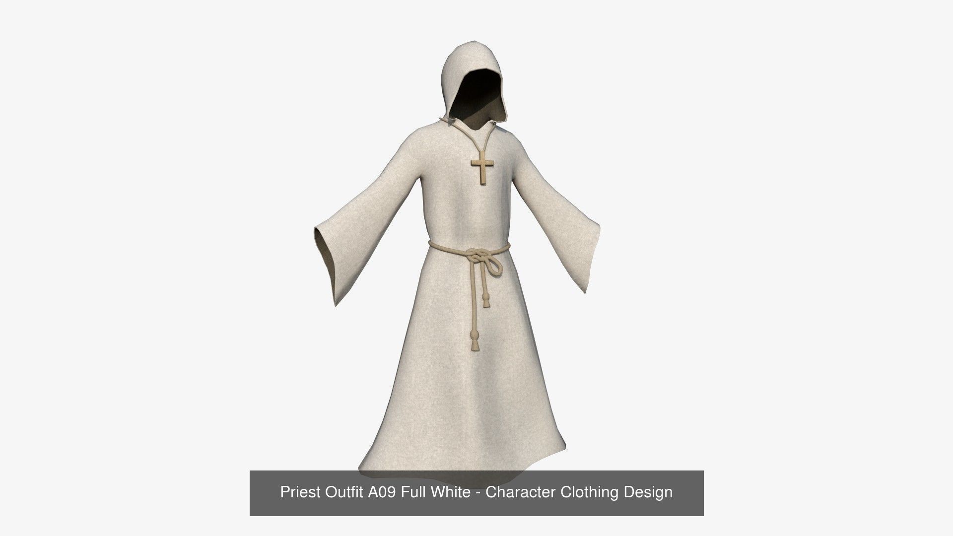 10 Priest Outfit A Collection - Character Clothing Design _9