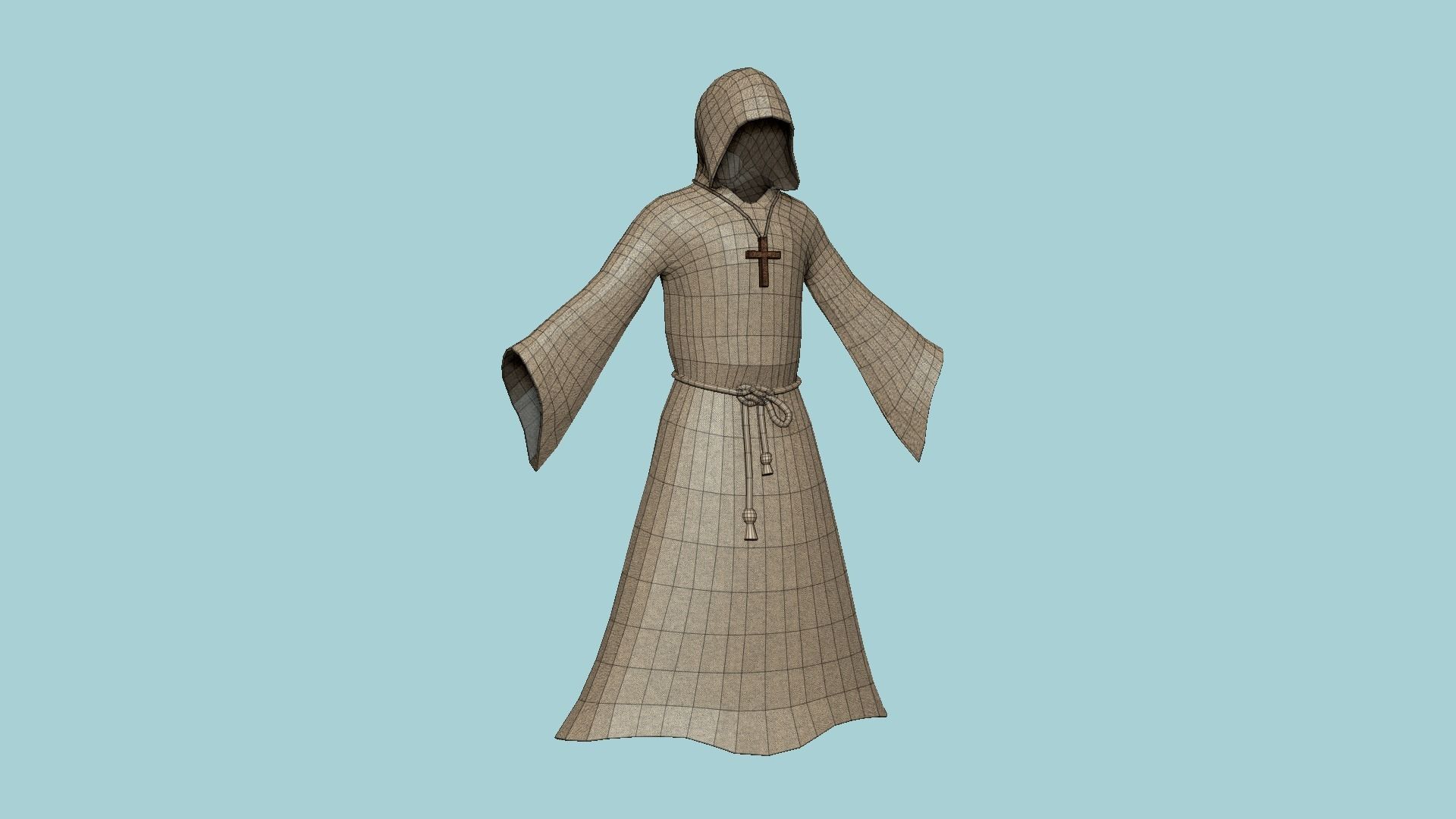 10 Priest Outfit A Collection - Character Clothing Design _67