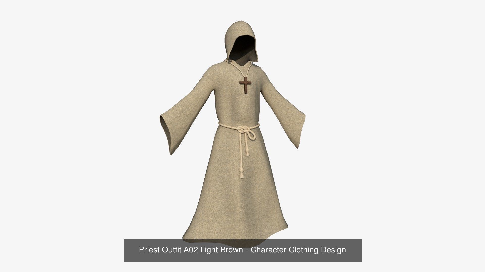 10 Priest Outfit A Collection - Character Clothing Design _2