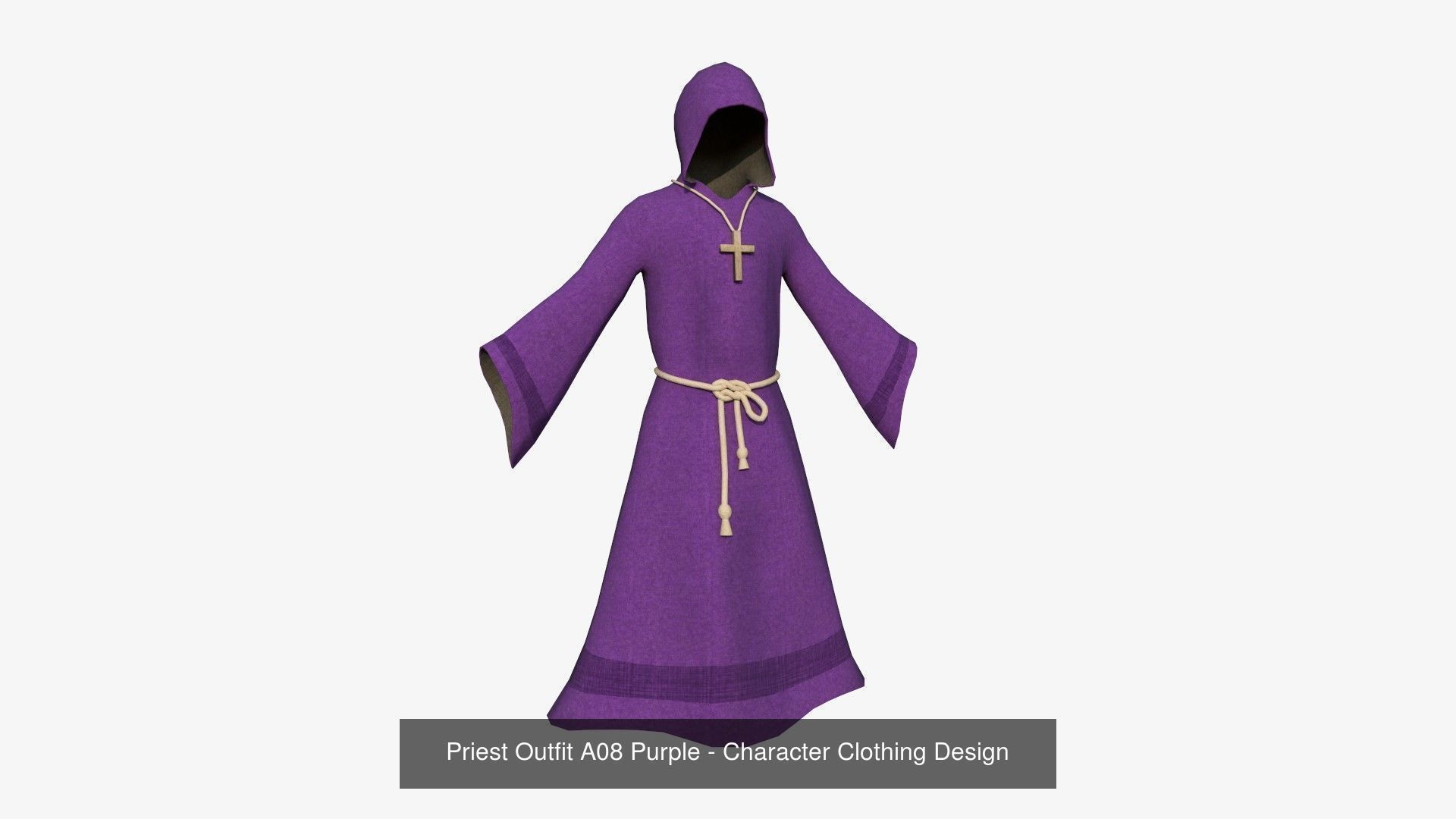 10 Priest Outfit A Collection - Character Clothing Design _8